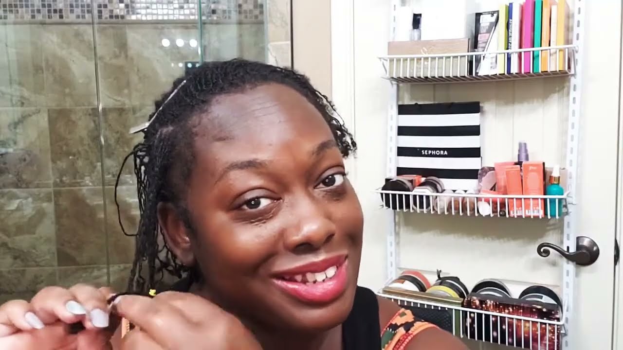 Sisterlocks Wash Day| 30 Day Update| Braid & Band Process| Sisterlock Shampoo