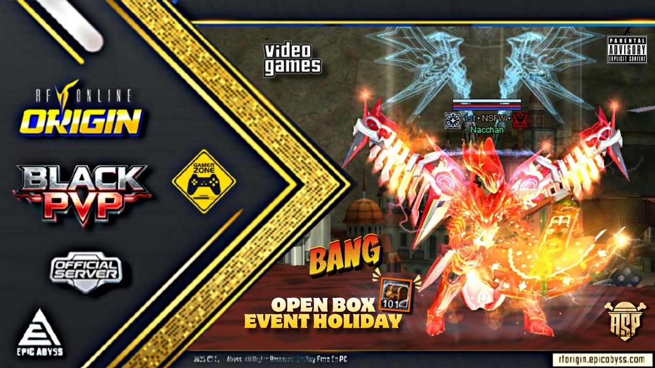 BUKA BOX AKHIR EVENT HOLIDAY RF ONLINE ORIGIN EPIC ABYSS !! BANGSA BELLATO SERVER BLACKPVP