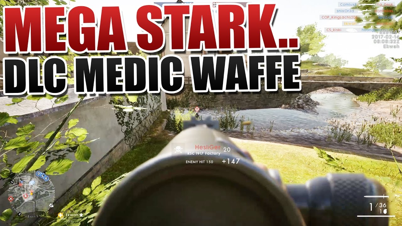 RSC 1917... Neue stärkste Medic Waffe in Battlefield 1
