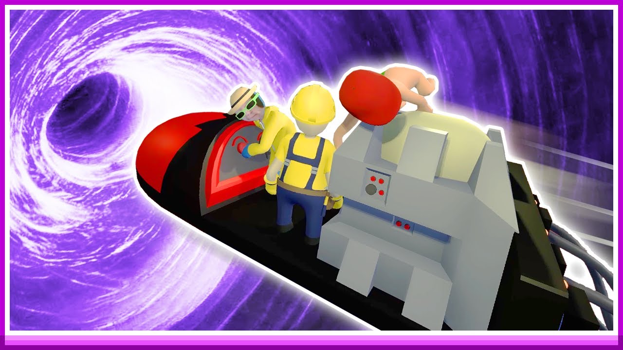 TIDSMASKINEN FUNGERAR! - Human Fall Flat med Matinbum & Hubbe!