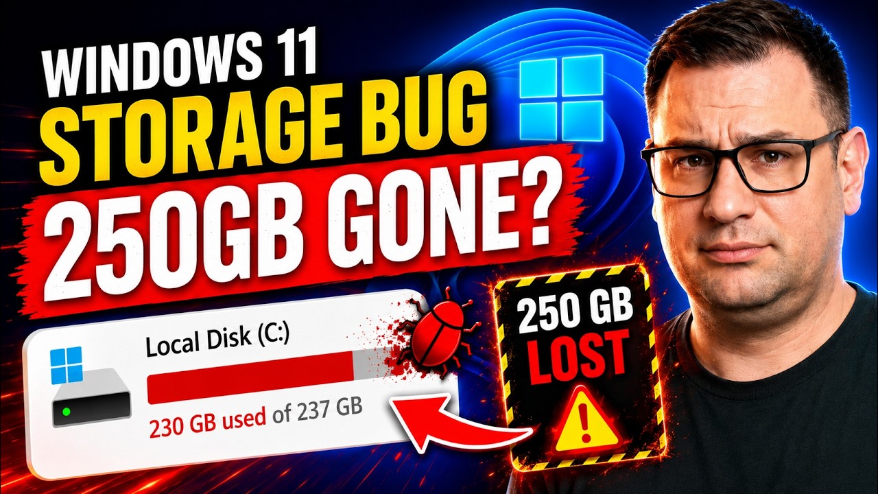 Windows 11 is Hiding This Folder From You | 250GB Lost