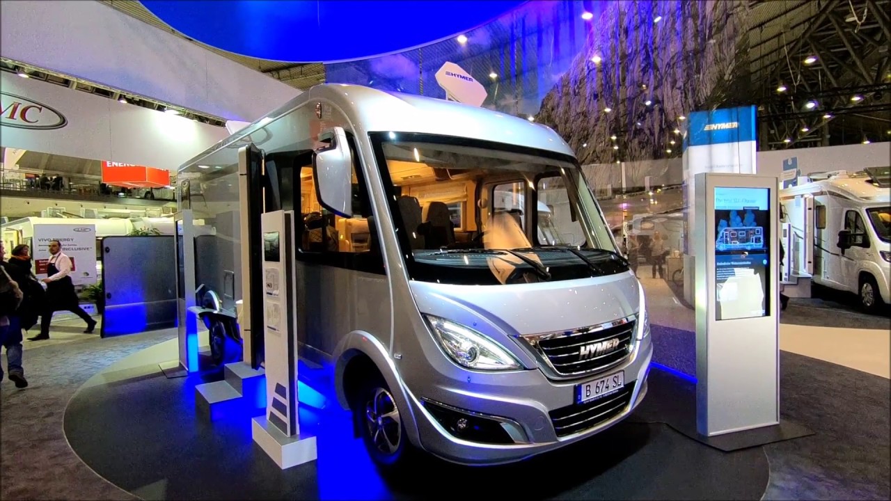 Hymer B class 674 SL Camper Van luxury motorhome hymermobil Fiat Ducato walkaround + interior K1181