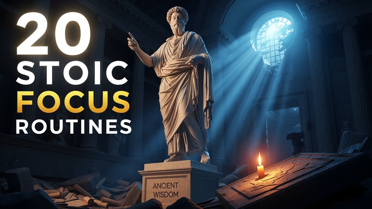 20 Ancient Stoic Routines for UNBREAKABLE Focus in a Distracted World
