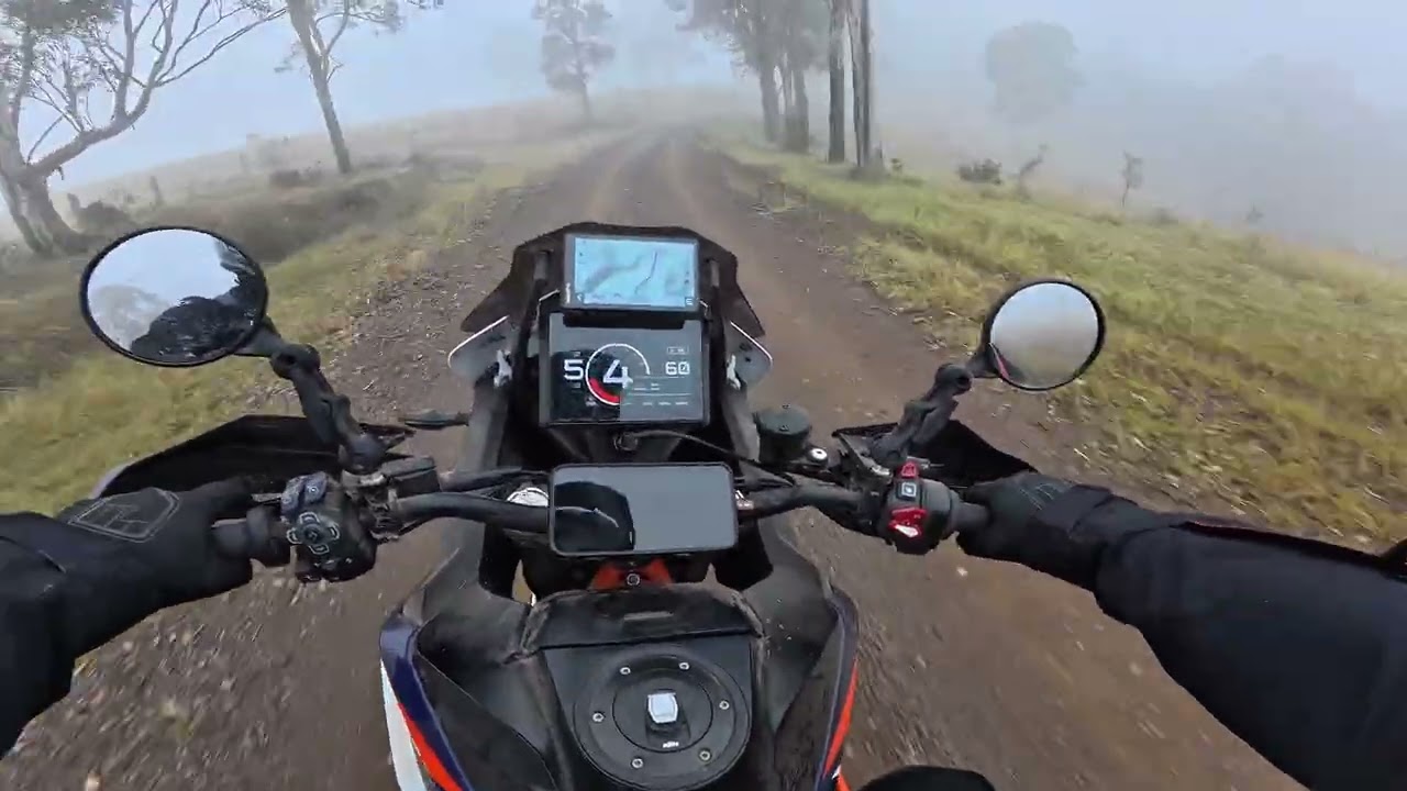 KTM 1290 Super Adventure R riding with KTM 690, Husky 701 & 501. Bryce’s 80th ride Day 2