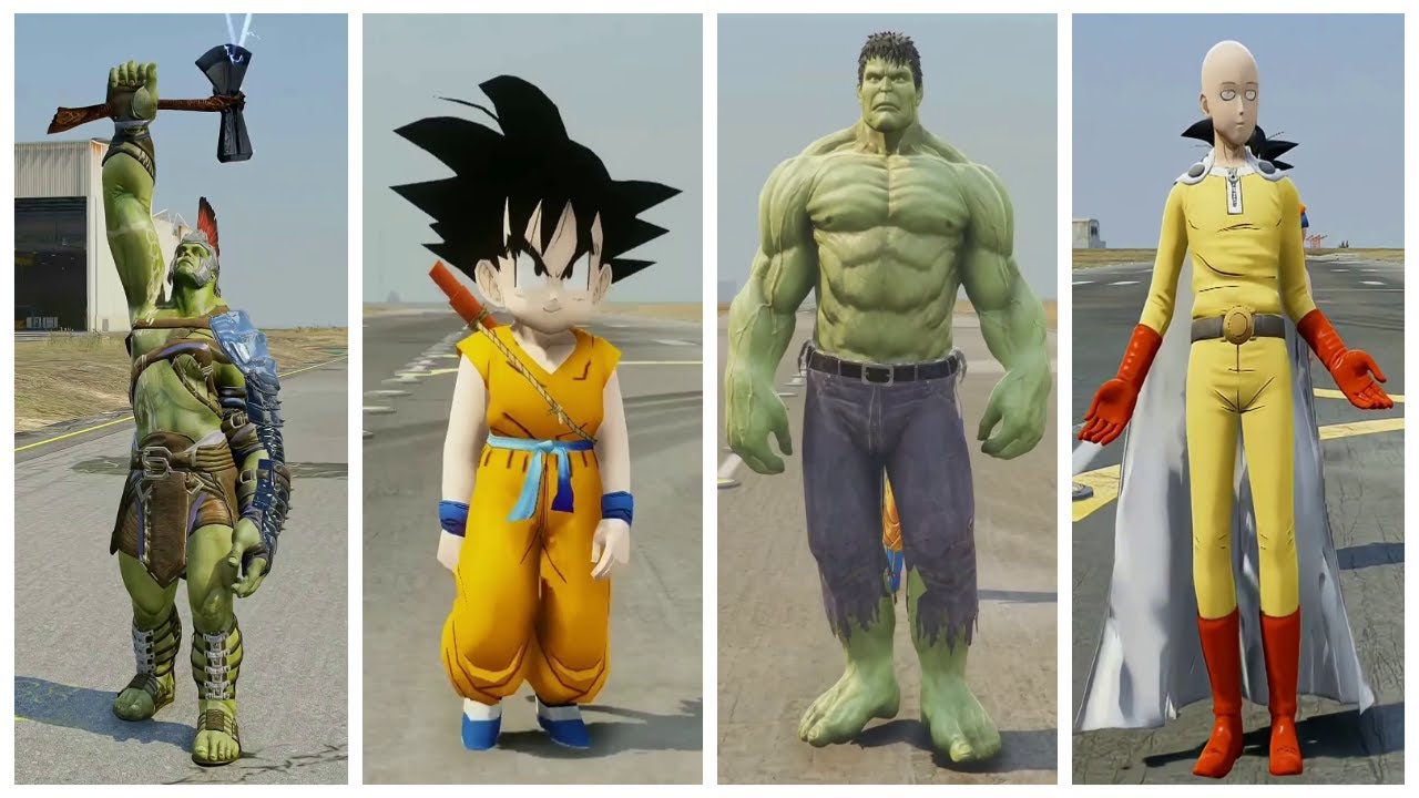 Dc vs Marvel Superhero Mega Battle #30 –#GTA5 #Hulk #Thor #Superman #Spiderman #Ironman #Betman