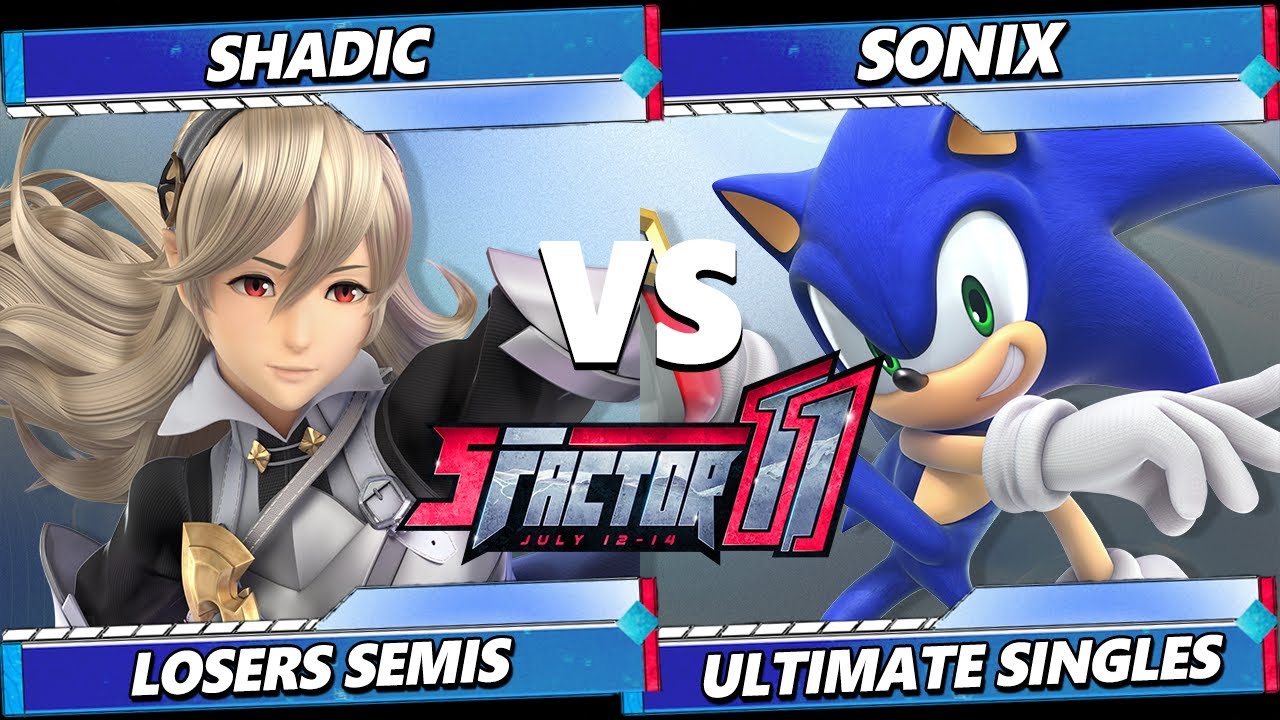 S Factor 11 敗者側準決勝 - SHADIC (カムイ) Vs. Sonix (ソニック) スマブラSP - スマ