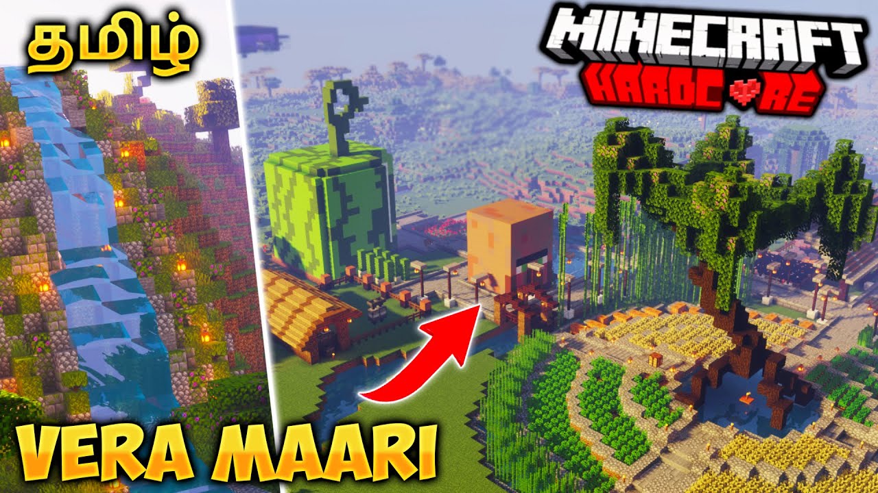 Transforming MY STARTER BASE in Minecraft Tamil