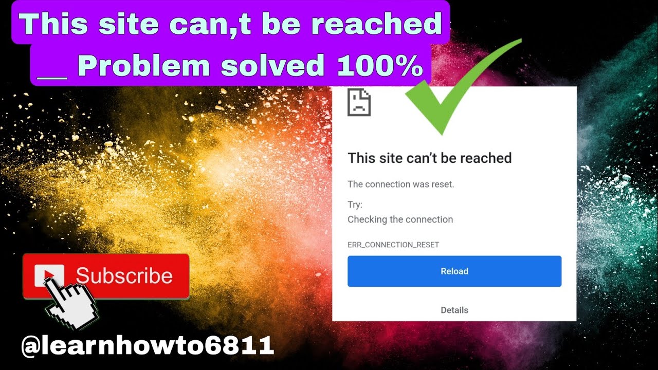 This site can't be reached|| Problem solved || setu.pmjay.gov.in problem solved