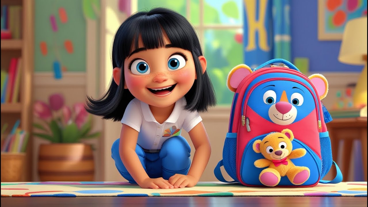 🧃 Kiki Packs Her School Bag 🎒 | Morning Routine & School Prep for Kids