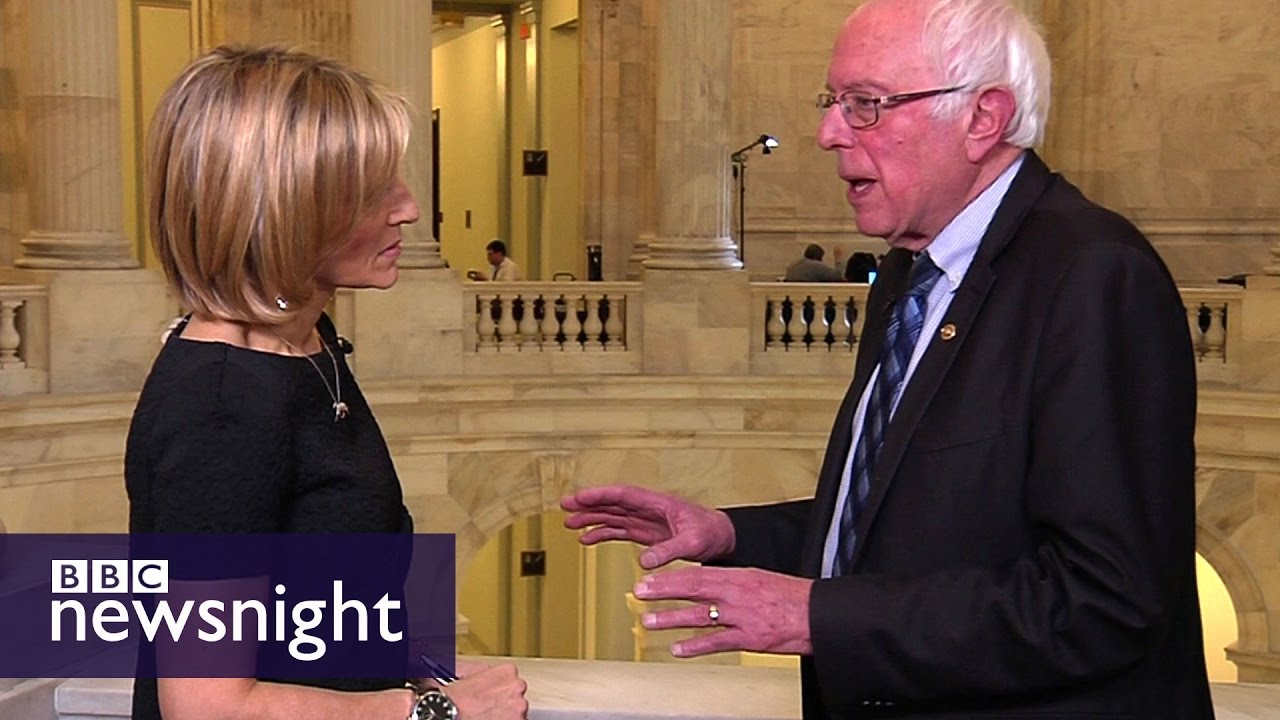 Bernie Sanders: 'If it's America First, then it's UK First, China First...' - BBC Newsnight