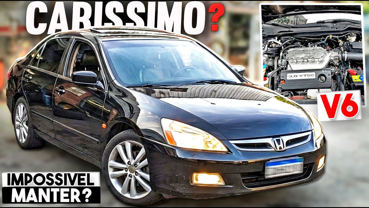 HONDA V6 é CARO ou É MENTIRA?😱 CAOS na PRIMEIRA MANUTENÇÃO do ACCORD V6 COM CUSTOS!! #6