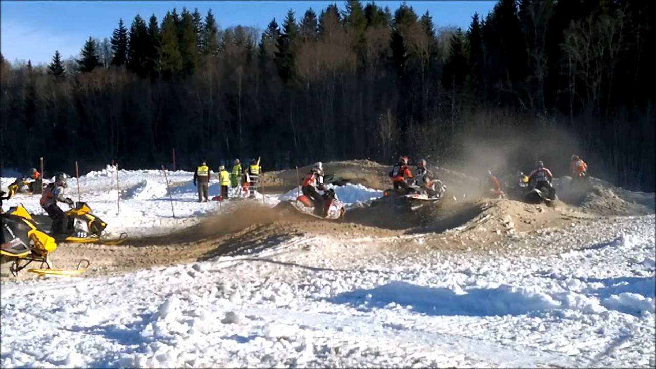 NM i Snøscootercross - Verdal 2012