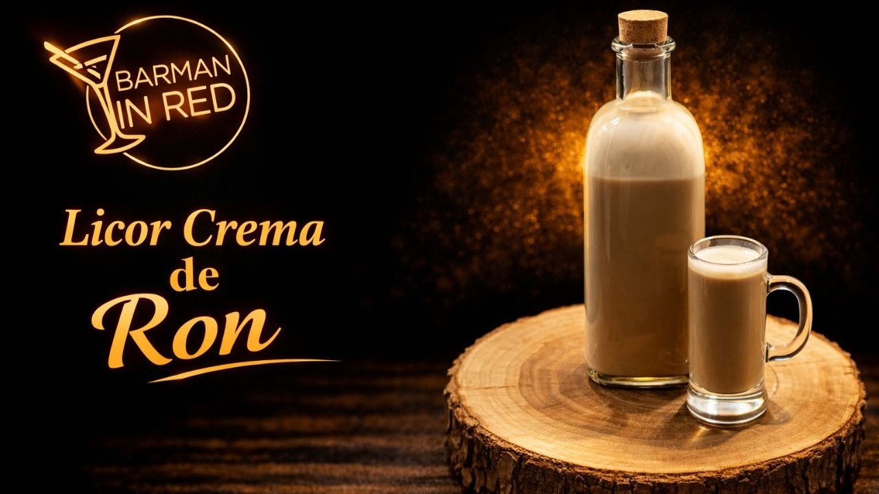 RECETA LICOR CREMA DE RON▶