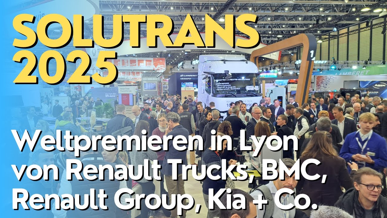 Solutrans 2025 mit Weltpremieren in Lyon (F)