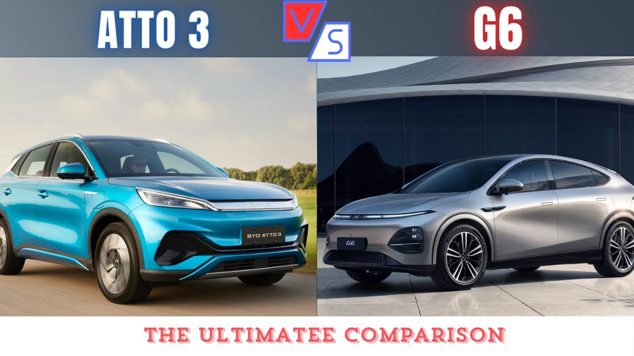 2024 BYD Atto 3 vs Xpeng G6 | In-Depth EV Comparison