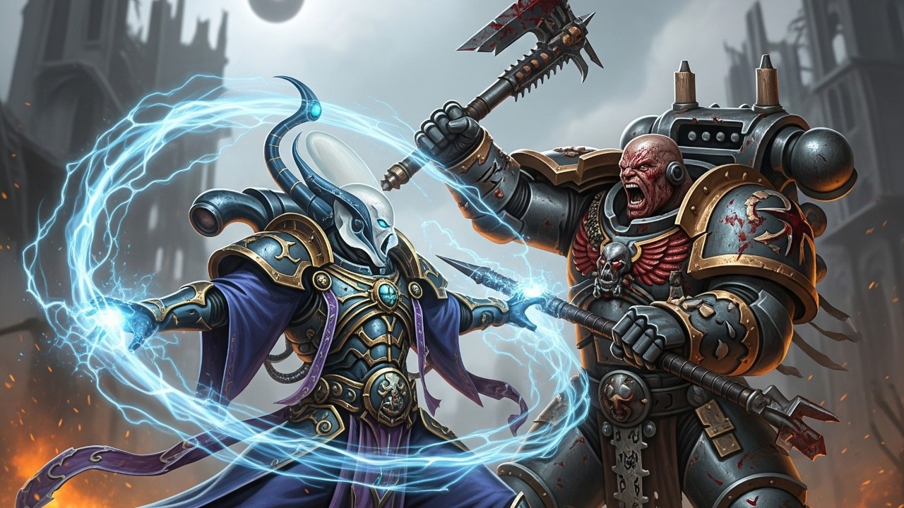 The Fury of Khorne Meets the Grace of the Webway: Aeldari vs World Eaters Battle Report