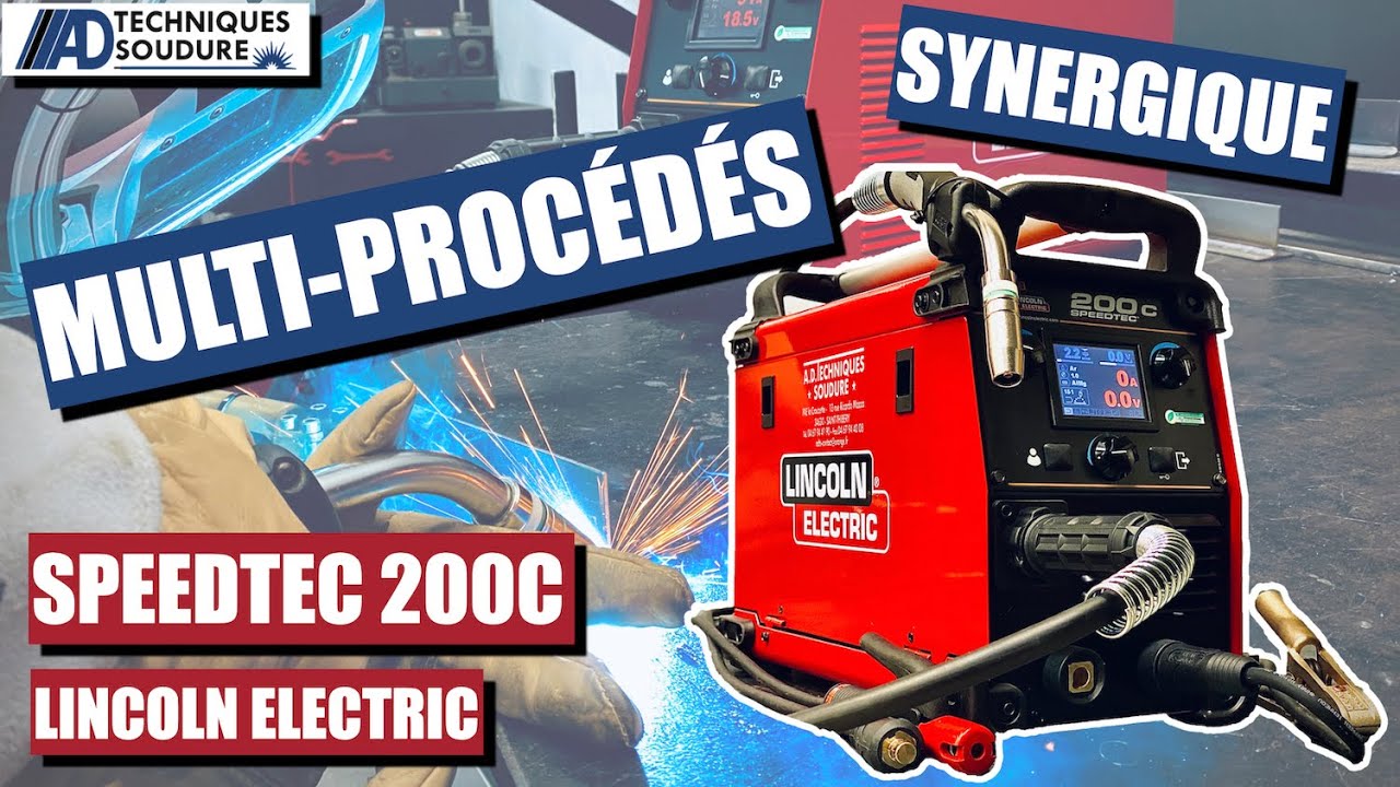 Poste à souder MULTI-PROCÉDÉS SPEEDTEC 200C Lincoln Electric