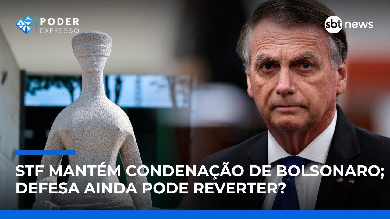STF mant&eacute;m condena&ccedil;&atilde;o de Bolsonaro; defesa ainda pode reverter? | #PoderExpresso