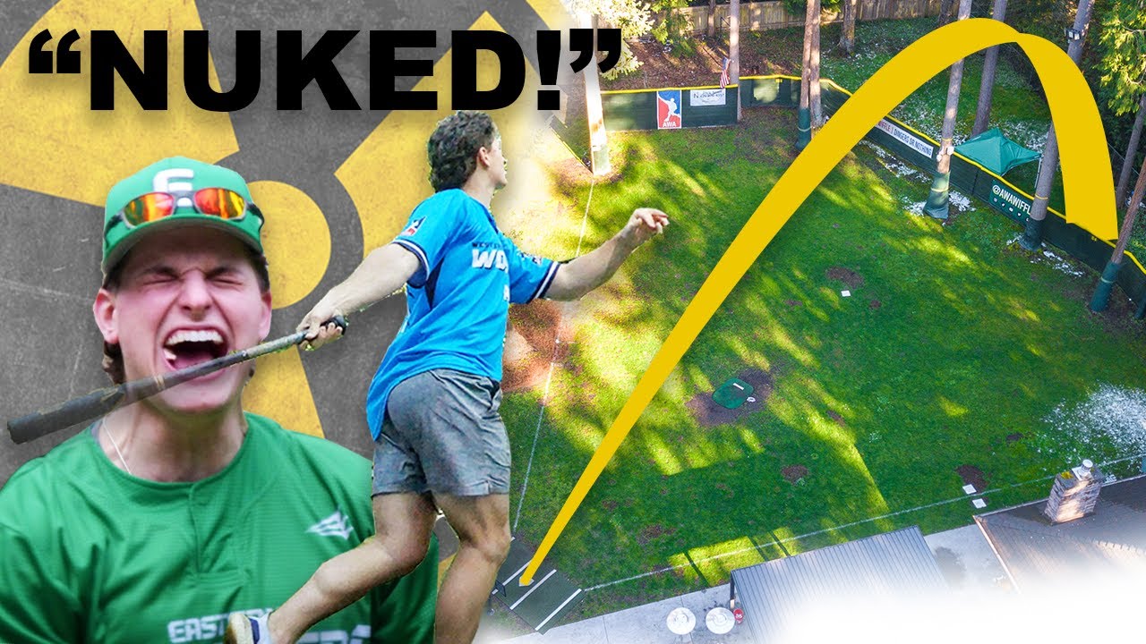 Насколько далеко он пробил? 😳 | Самые дальние хоум-раны по версии AWA Wiffle