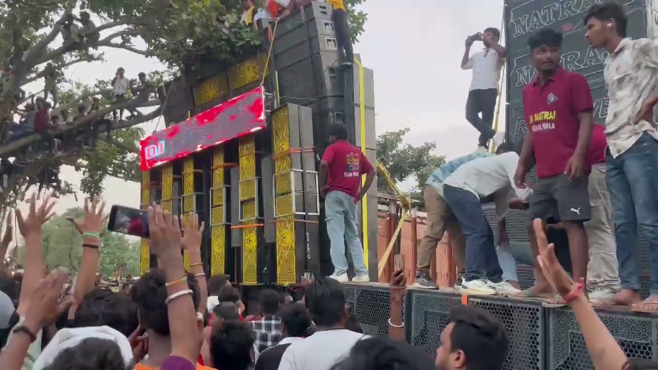 DJ SARZEN & DJ NATRAJ COMPITITION FEEL THE BASS KAWAD YATRA 2025 BHOPAL SEHORE M.P. 