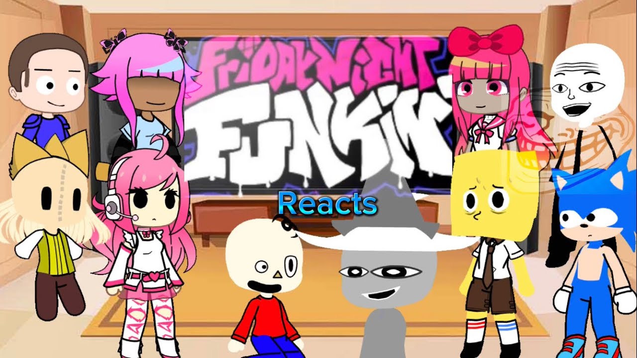 Friday night funkin mod characters react: part 44