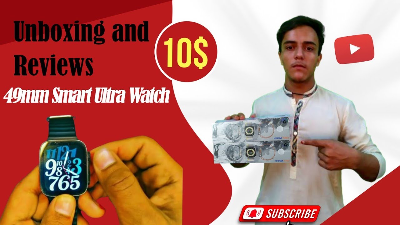 49mm Smart Ultra Watch Unboxing And Review | Apple Watch Ultra Clone Copy || Smart Watch Only 10$