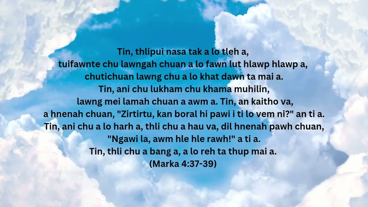 Nitin Nunna 9 : THLIPUI A LO TLEHIN (WHEN THE STORM COME) 