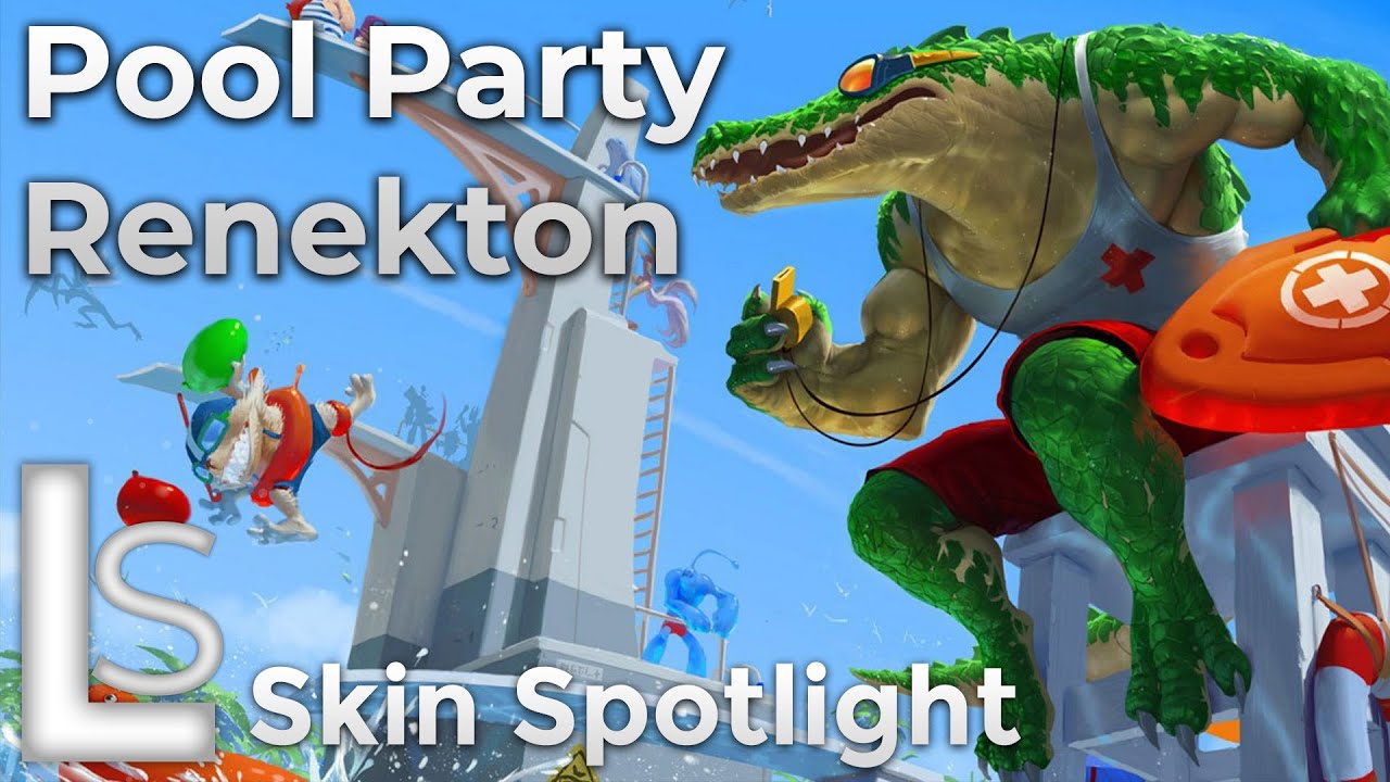 Pool Party Renekton - Skin Spotlight - Pool Party Collection - League of Legends
