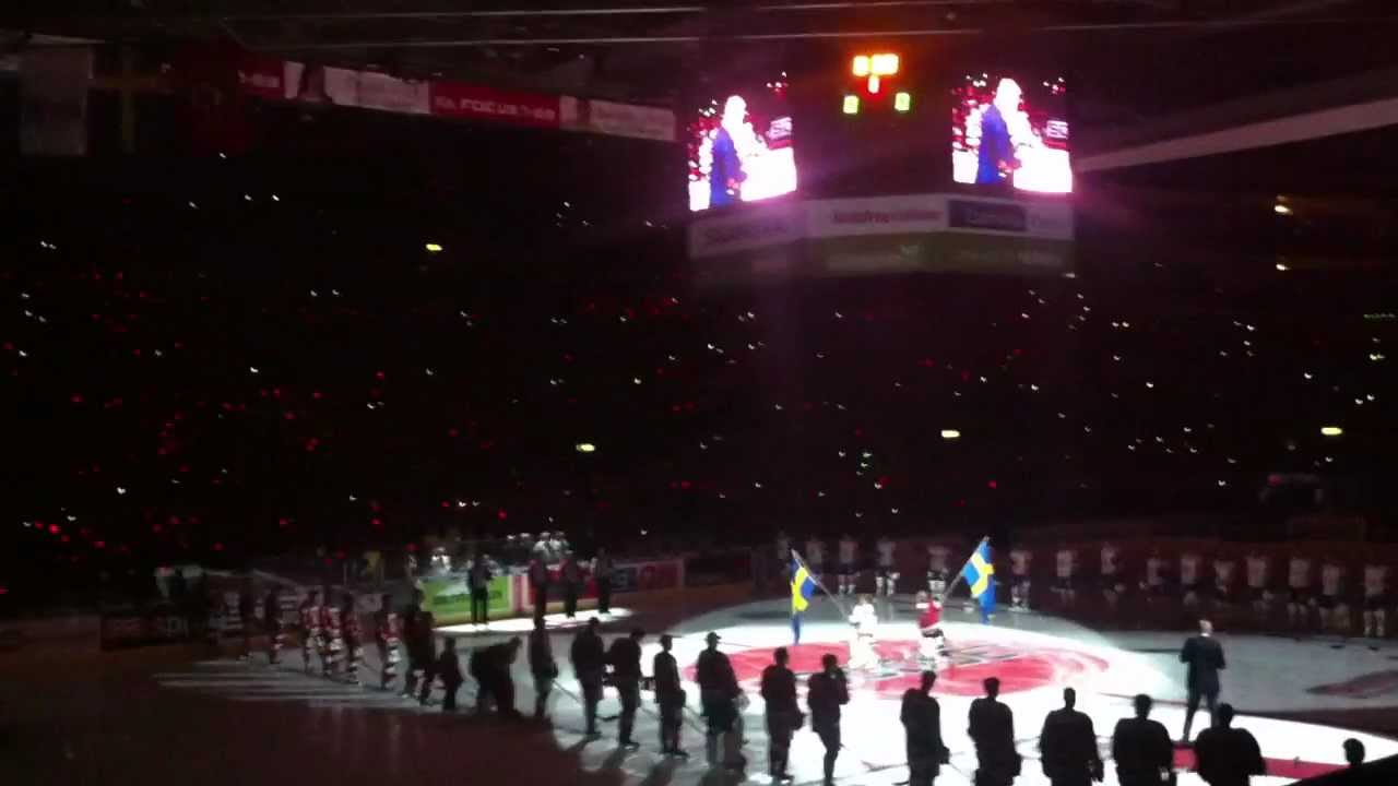 Frölunda - Växjö i Scandinavium.12200 lighstick