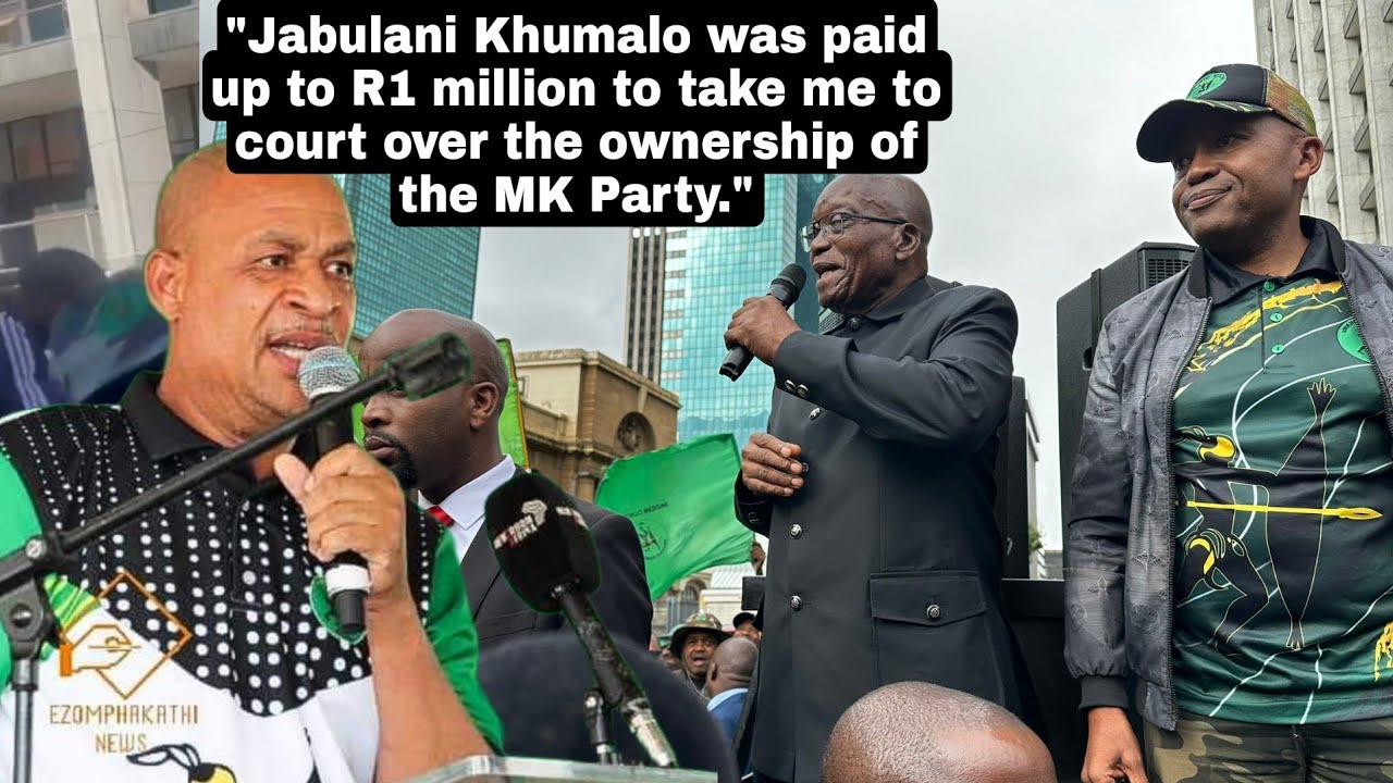 Jacob Zuma  Addressing MK Party Supporters Outside THE ELECTORAL COURT