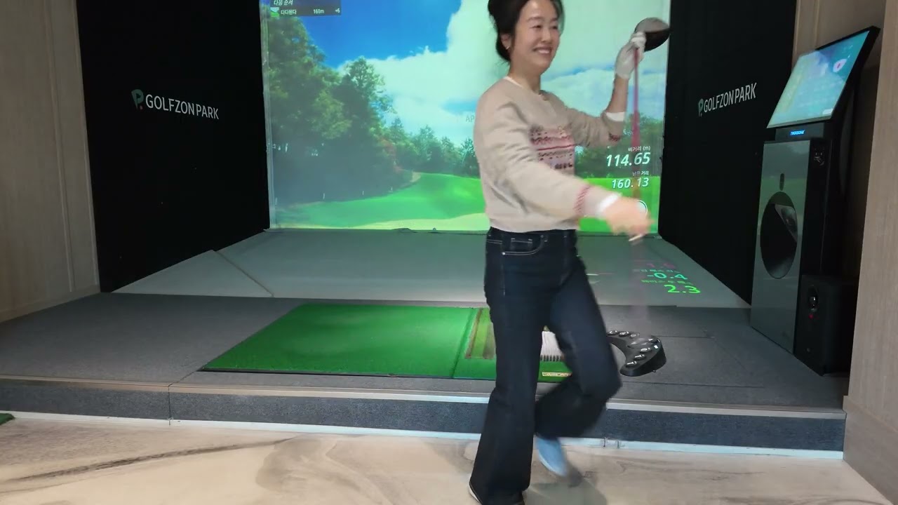 군자리CC 부부 스크린골프!
