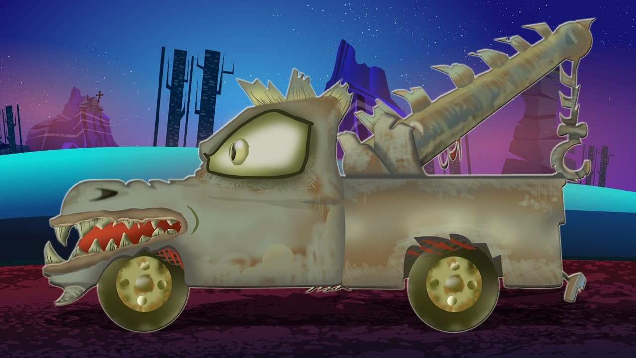 Scary Tow truck | Scary Vehicles | Street vehicles | halloween videos for kids