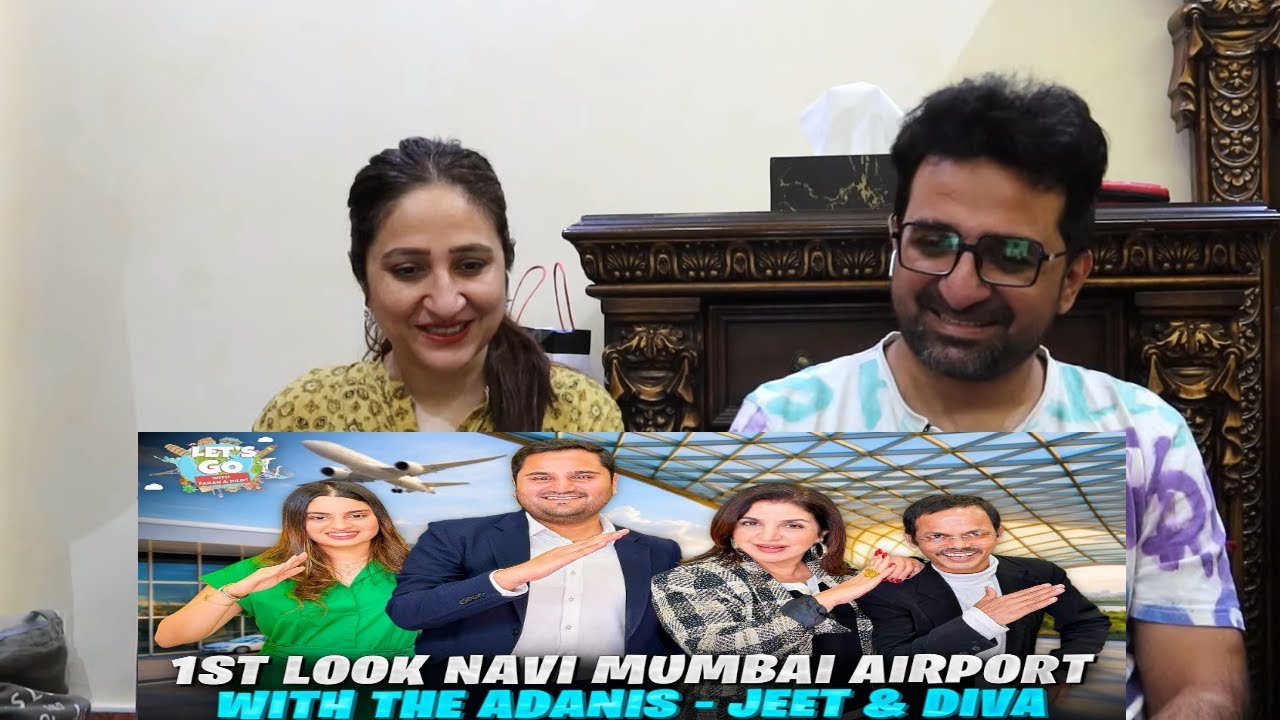 Pak Reacts The Spectacular NAVI MUMBAI AIRPORT With The ADANIS! Amazing & Exciting New Restaurants!
