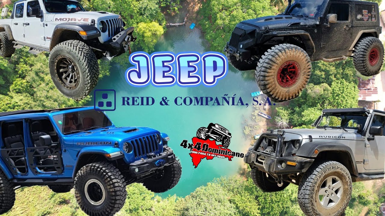 Ruta  JeepClub Laguna Cristal, Republica Dominicana #4k #60fps #offroad #jeep #wrangler #rubicon #dr