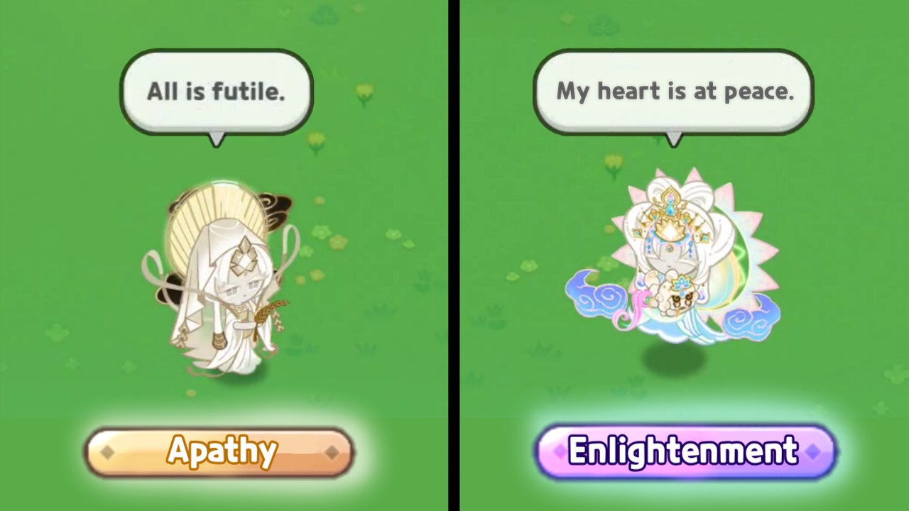 same cookie, yet very different 🥺💕