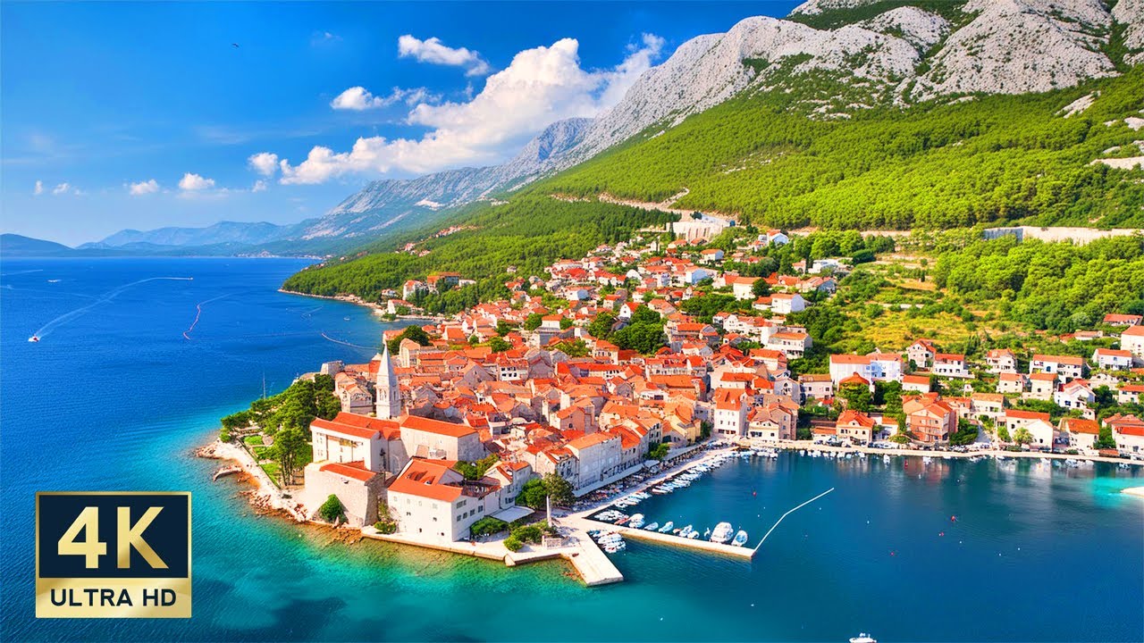 Igrane Zivogosce Croatia 4K Makarska Riviera Walking Tour 2024