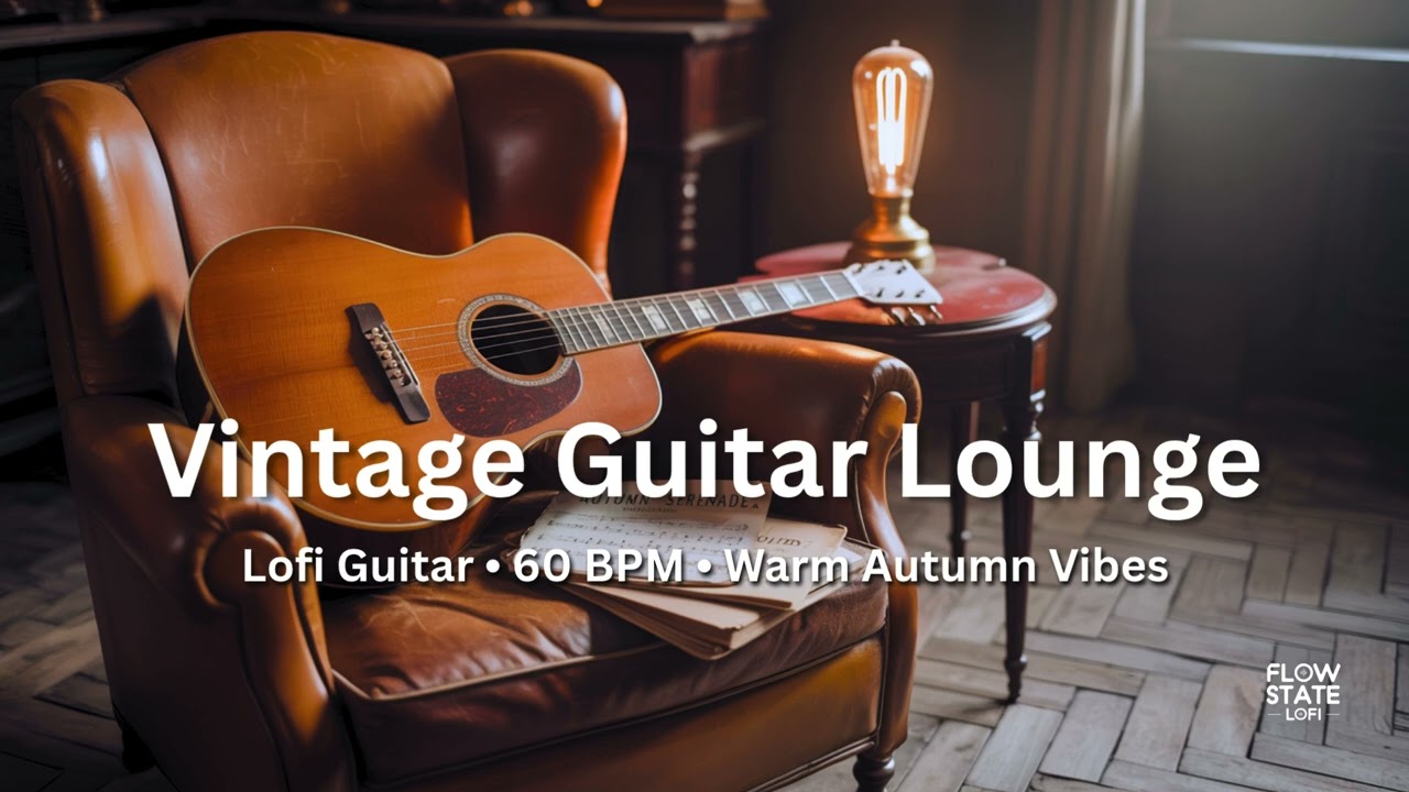 Vintage Guitar Lounge – Lofi Guitar Beat • 60 BPM • Warm Autumn Vibes