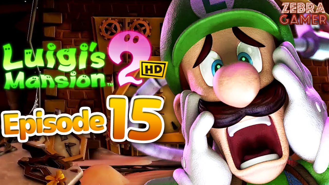 Luigi's Mansion 2 HD Gameplay Walkthrough Part 15 - C-1 Timely Entrance! Old Clockworks!