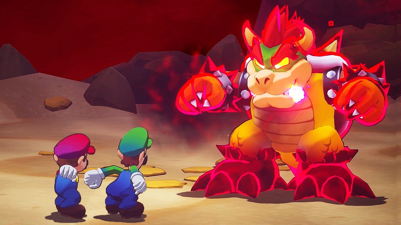 Mario & Luigi Brothership - Full Bowser Boss Fight (HD)