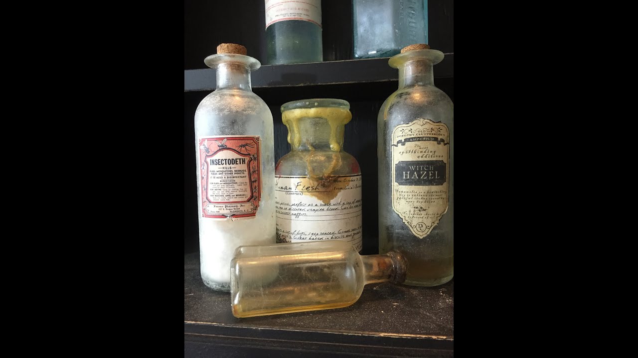 How To Distress and Age New Bottles.