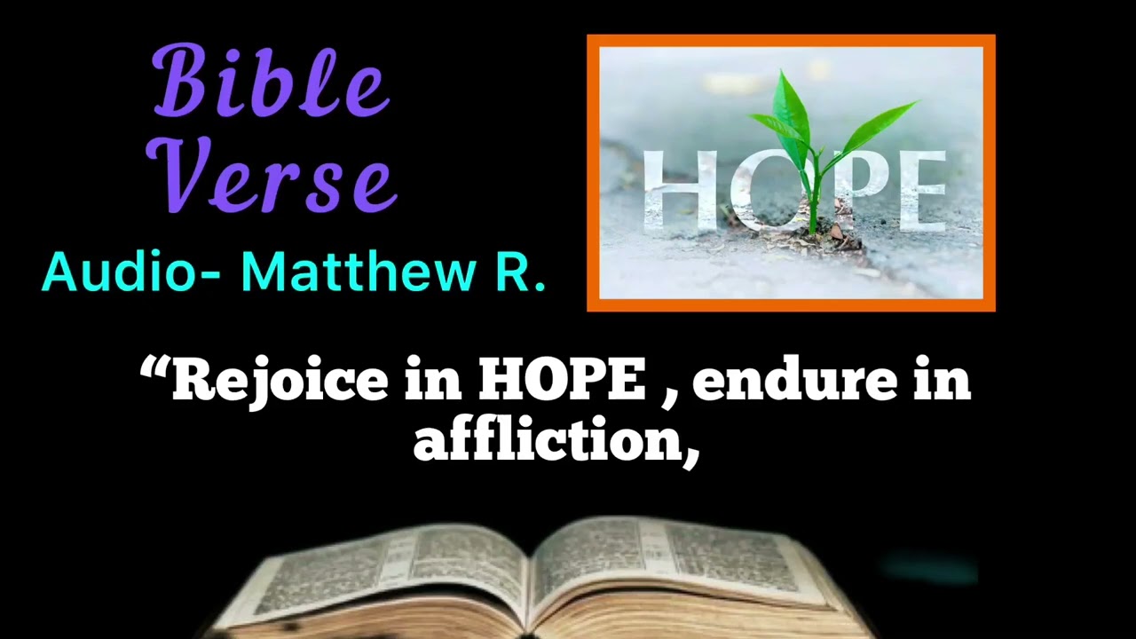The WORD for TODAY-HOPE
