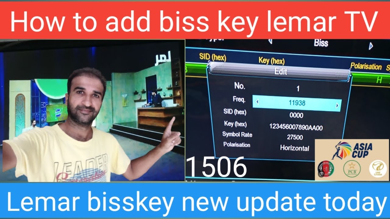 How to add bisskey Lemar TV