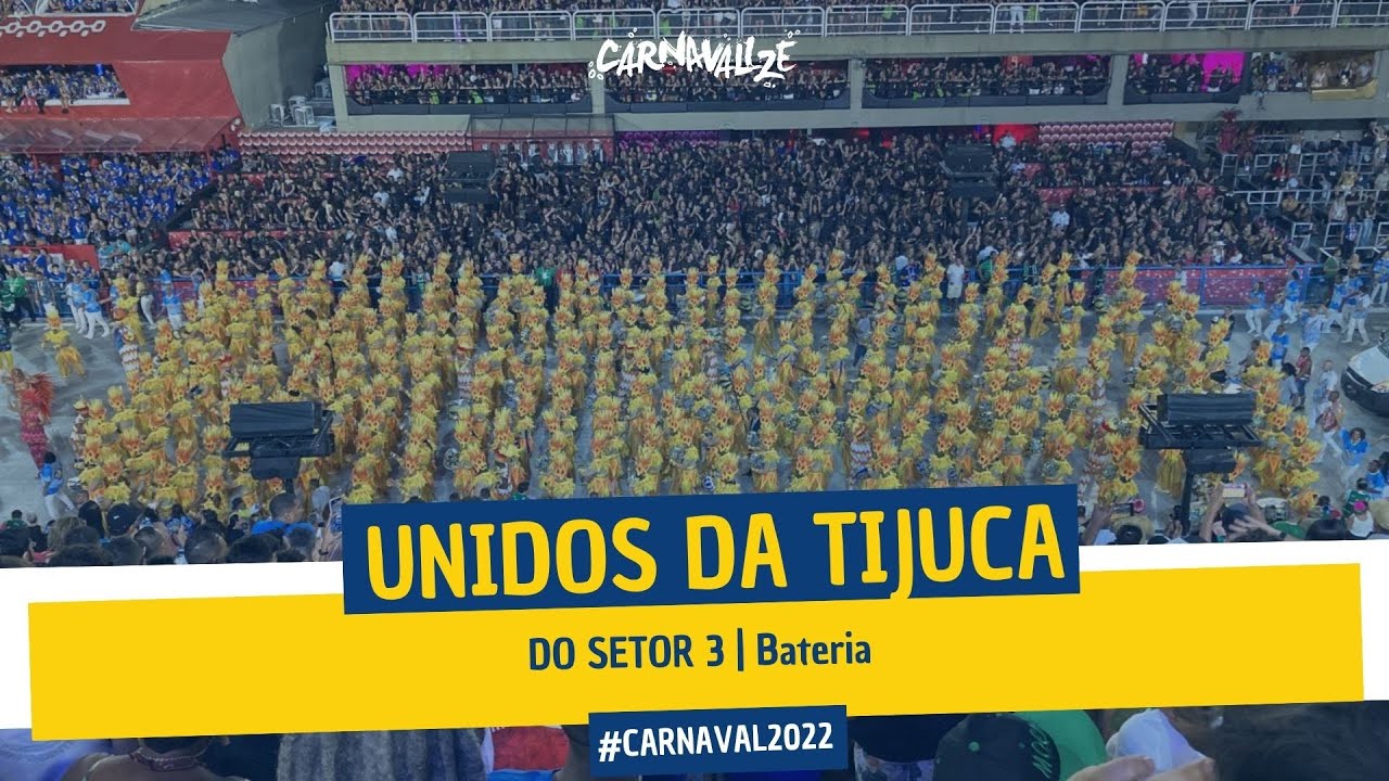 UNIDOS DA TIJUCA 2022 EM 4K | Bateria - Desfile Oficial