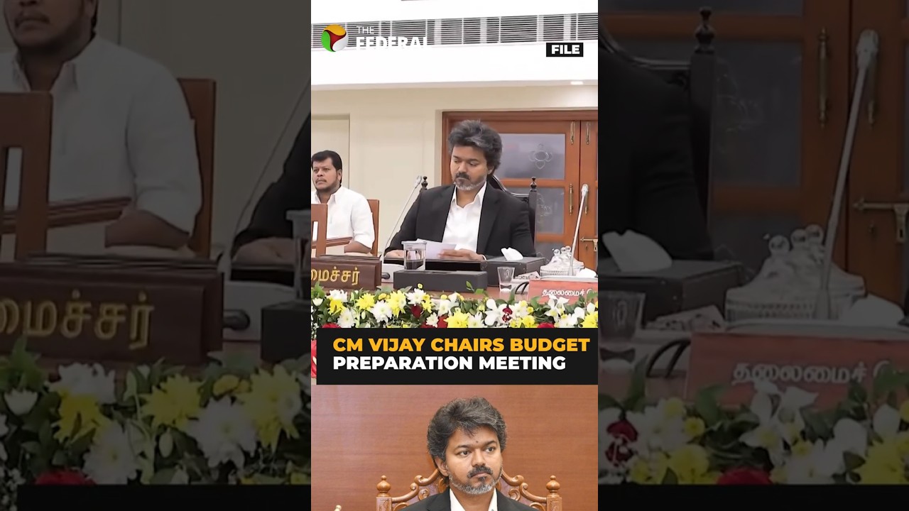 CM Vijay holds key meeting on Tamil Nadu Budget | #shorts
