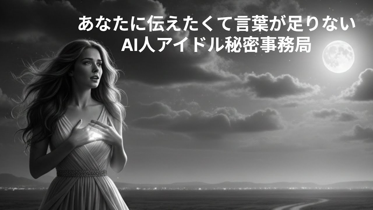 【オリジナル曲】あなたに伝えたくて言葉が足りない / AI人アイドル秘密事務局
