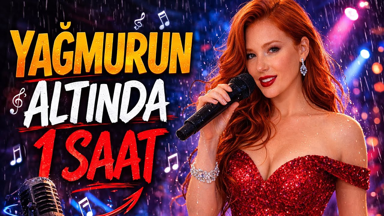 YAĞMURUN ALTINDA | 1 Saat Arabesk Damar | Kadın Vokal | Yağmur Sesi | Kesintisiz Dinle