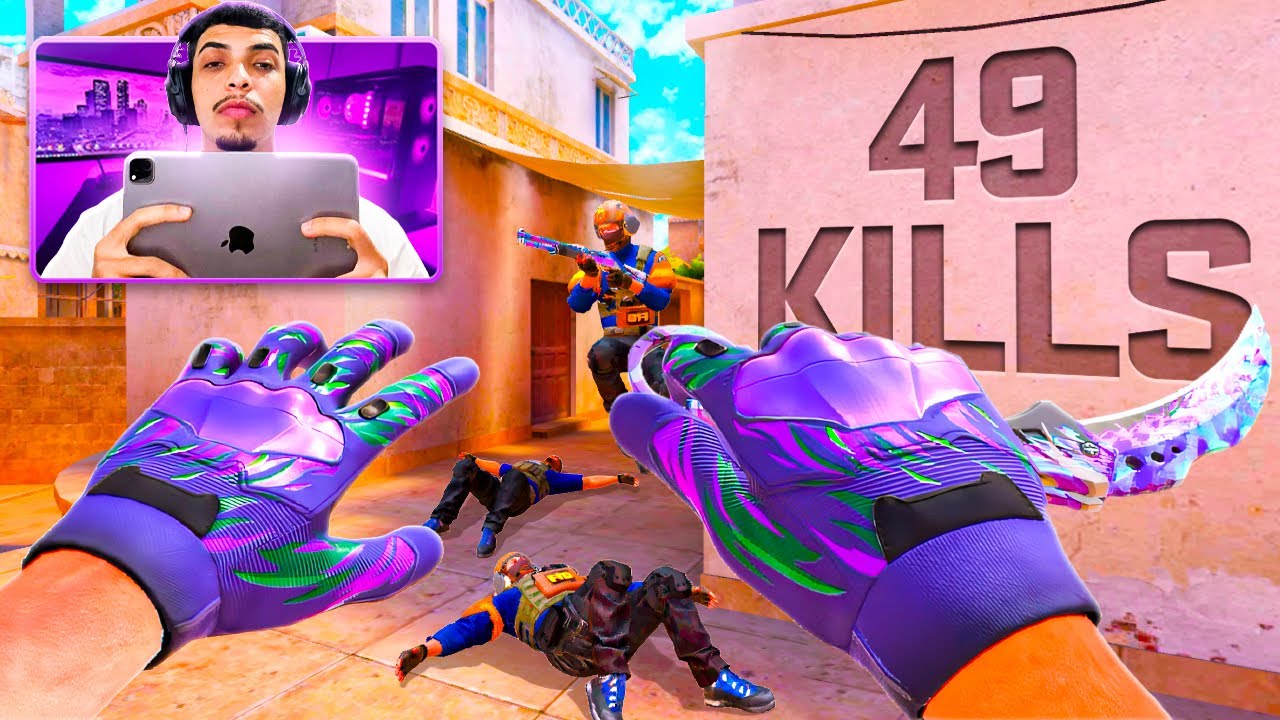 FIZ 49 KILLS com a NOVA LUVA “RAVAGE”, JOGUEI DEMAIS ESSA RANKED!!! - Standoff 2
