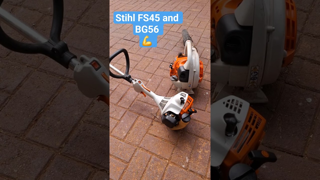 Stihl bg56 leafblower and Fs45 string trimmer 🔥. #michaelstoolbench  #stihl #bg56 #fs45
