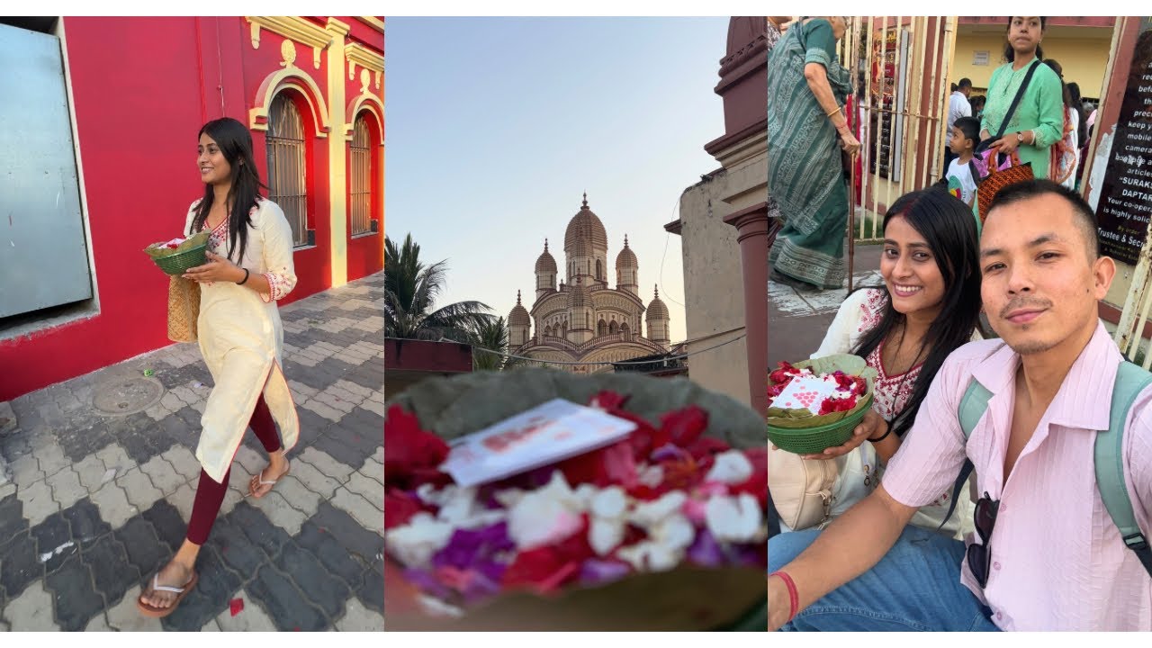 Kolkata’r Dakshineshwar Kali Maa Mandir 🛕 Golu 🕉️ Sumi&Suvi☁️
