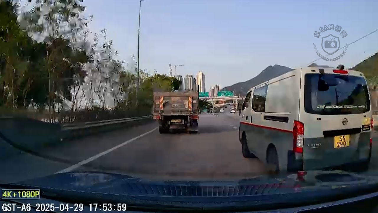車CAM直擊 - SN2901 CLS港鐵Van仔 後上強行Cut線